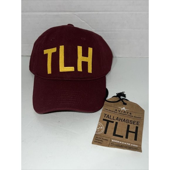 TLH Airport Florida State University Hat Baseball Cap Aviate Tallahassee FSU - Picture 1 of 15